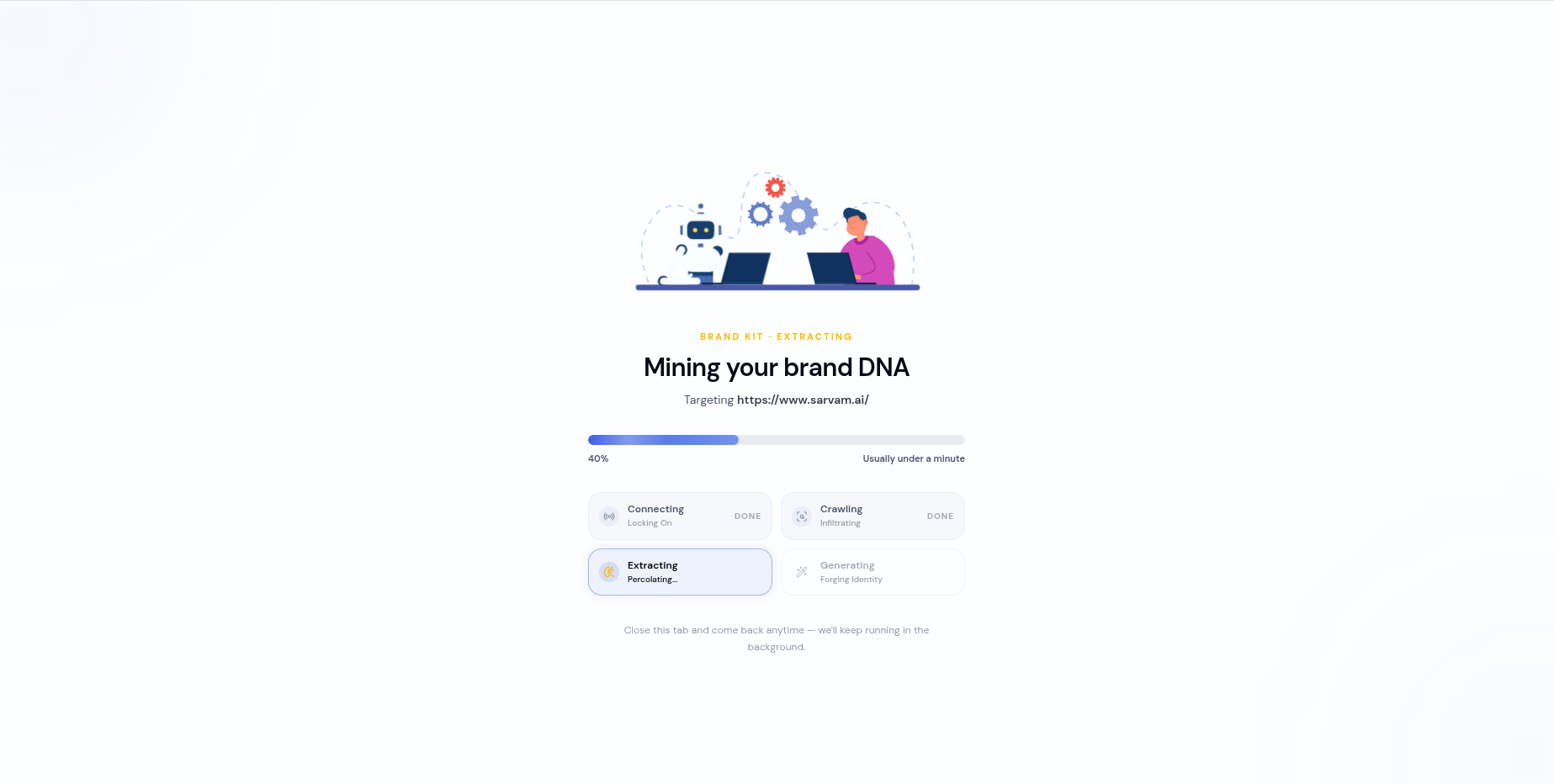 Paste your URL.
We handle the rest.